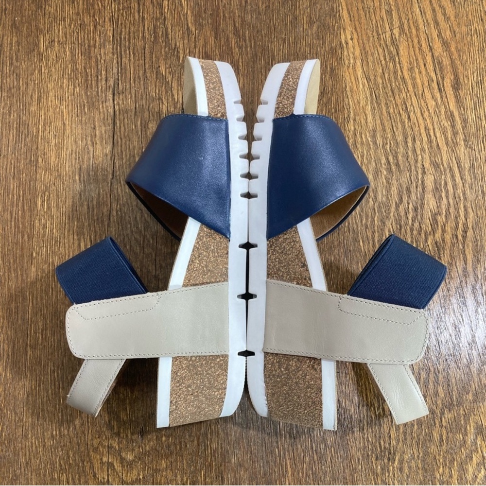 New Josef Seibel Quinn 09 Leather Slingback Sandal Women’s Size US 7-7.5 Ocean. - Picture 6 of 11